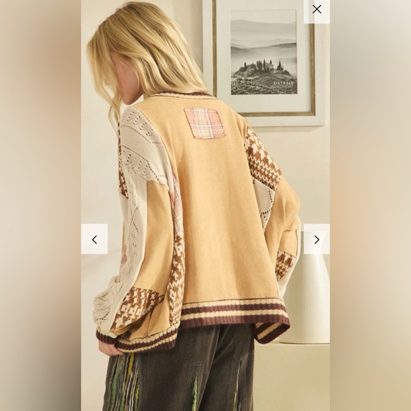 Women’s Oli and Hali boho patchwork sweater - Picture 4 of 10